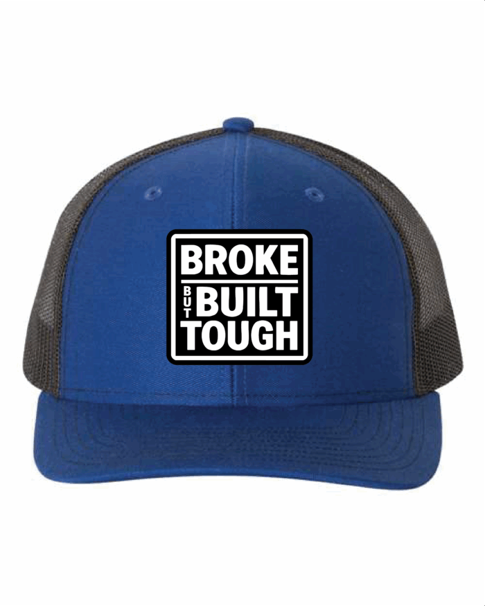 Broke Structured Trucker Hat Blue/Blk