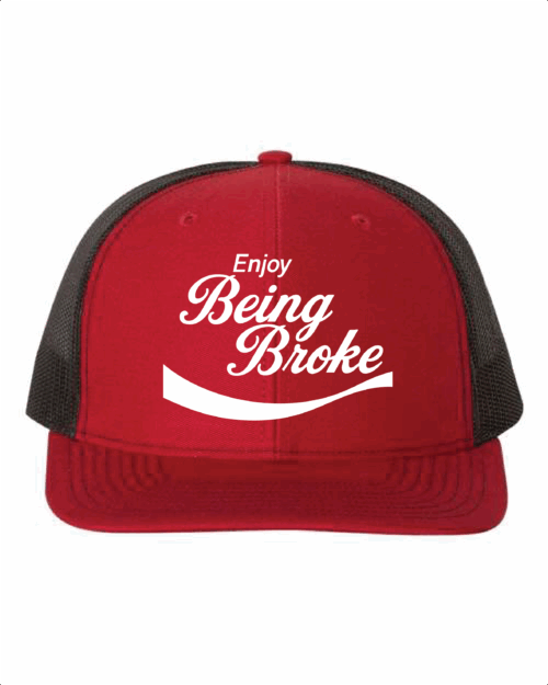 Enjoy Structured Trucker Hat Red/White/Blk