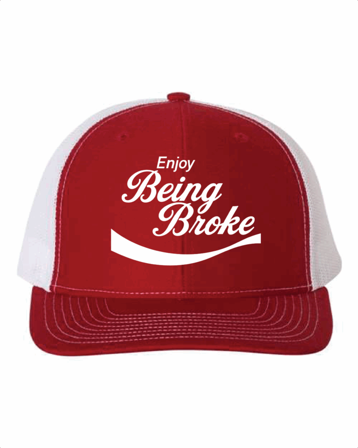Enjoy Foam Trucker Hat Red/White