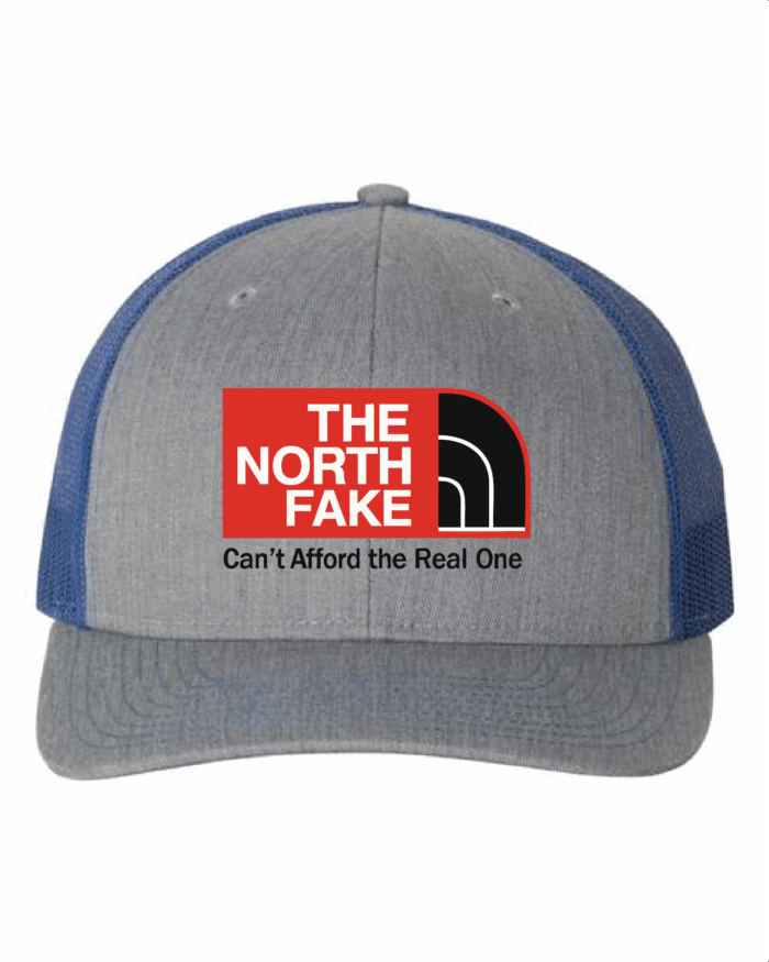 North Fake Foam Trucker Hat Grey/Blue