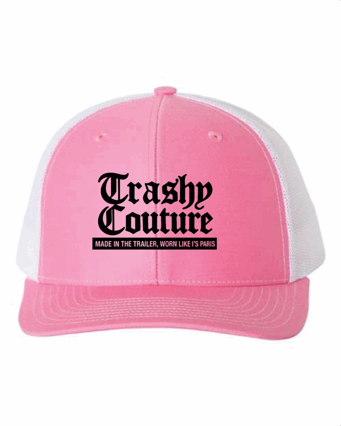 Trashy Foam Trucker Hat Pink/Blk/W