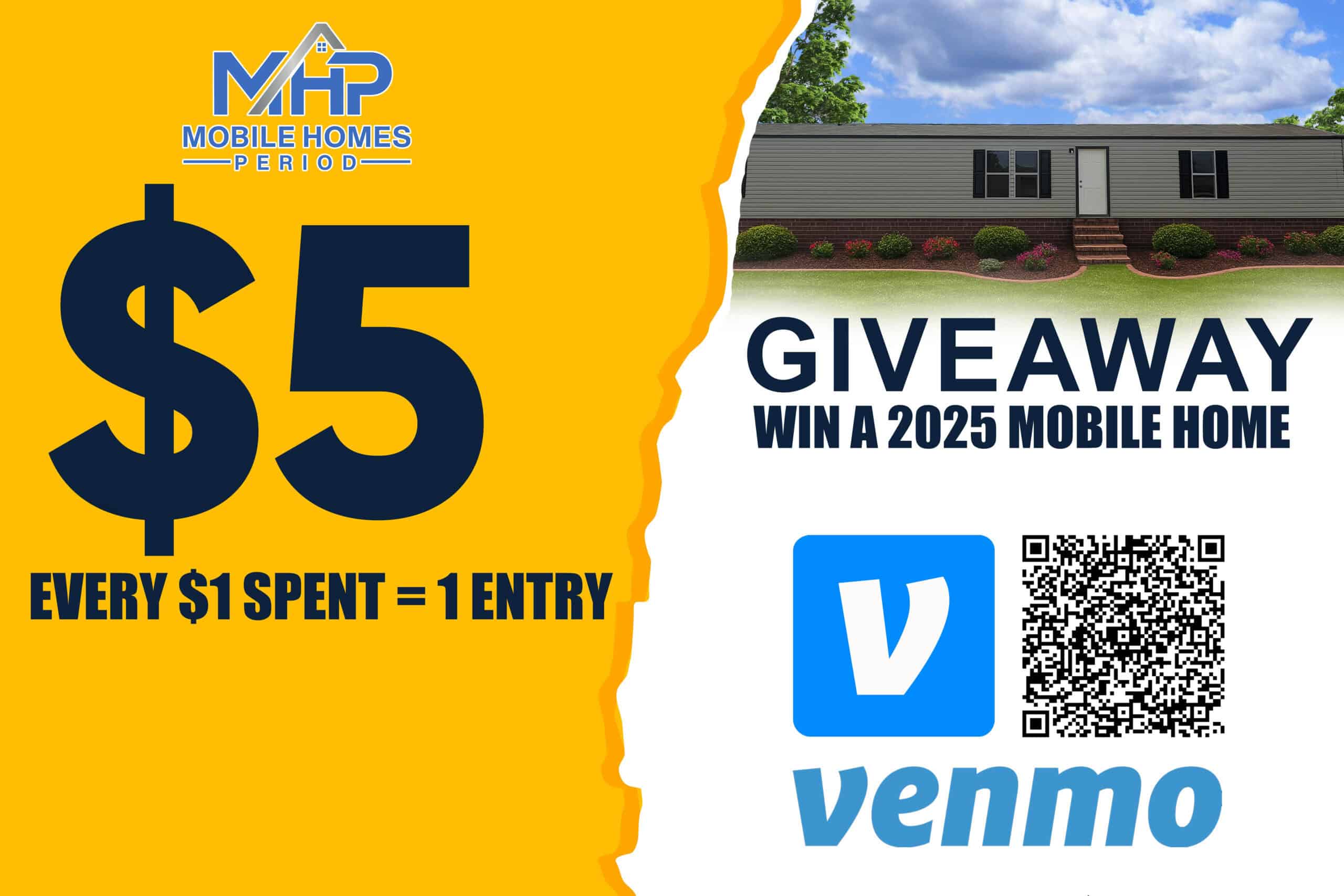 venmo five dollar enter to win a mobile home venmo five dollar enter to win a mobile home